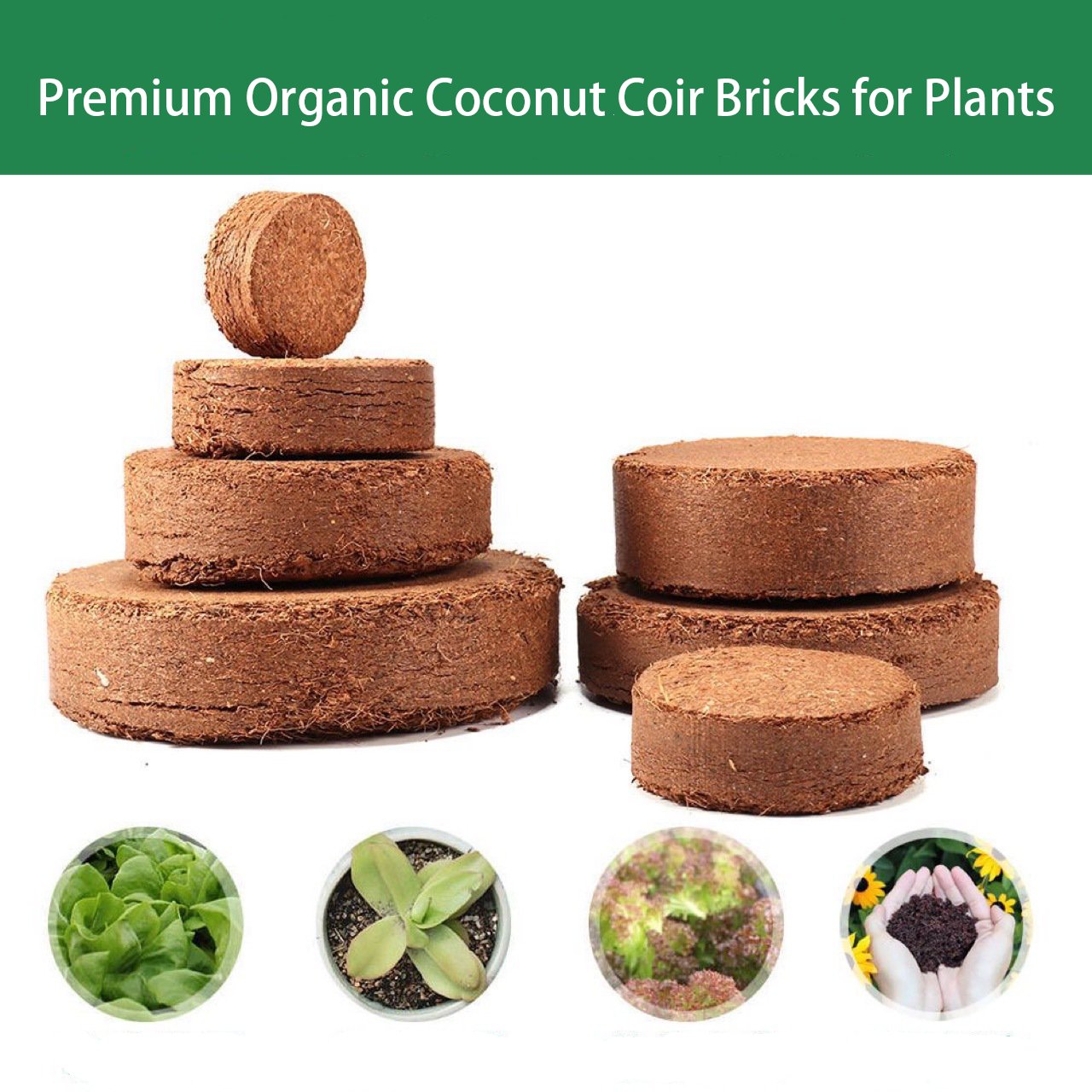 Spring Hot Sale 49% OFF✨ -  Premium Organic Coconut Coir Bricks for Plants